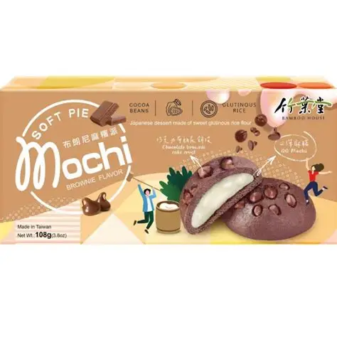 BAMBOO HOUSE Braunio Mochi Pyragėliai 108g