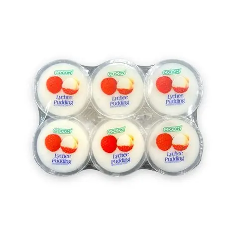 COCON pudingas ličių skonio su Nata de Coco 480g